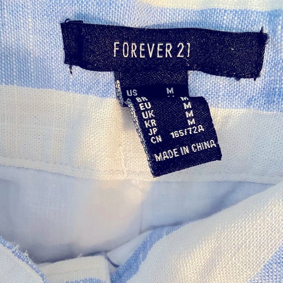 NWOT Forever 21 Linen Shorts - Picture 4 of 4